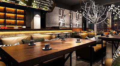 海淀咖啡店店面裝修設(shè)計